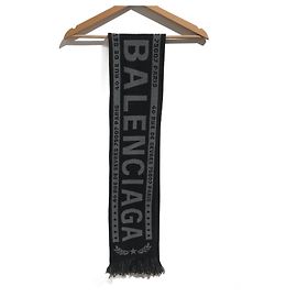 BALENCIAGA Sciarpe T.  WOOL Nero