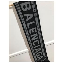 Balenciaga-BALENCIAGA  Scarves T.  WOOL-Black