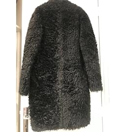 Balenciaga-BALENCIAGA  Coats T.International S Wool-Black