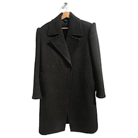 Balenciaga-BALENCIAGA  Coats T.International L Wool-Brown