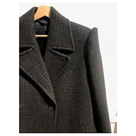 Balenciaga-BALENCIAGA  Coats T.International L Wool-Brown