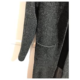 Chanel-CHANEL  Coats T.International XS Wool-Grey