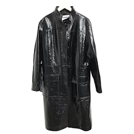 Courreges-COURREGES  Coats T.International XXL Cotton-Black