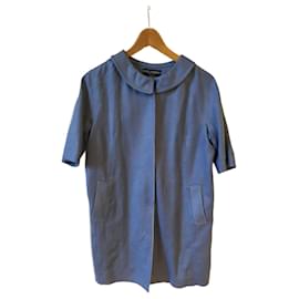 Dolce & Gabbana-DOLCE & GABBANA  Coats T.fr 36 silk-Blue