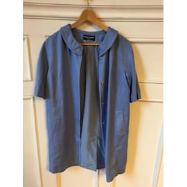 Dolce & Gabbana-DOLCE & GABBANA  Coats T.fr 36 silk-Blue