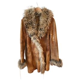 Fendi-FENDI  Jackets T.fr 38 Fur-Camel