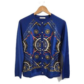 VERSACE Strick T.Internationale M-Wolle Blau
