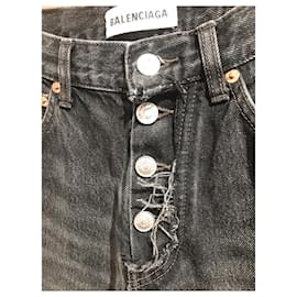 Balenciaga-BALENCIAGA Jeans T.fr 36 Baumwolle-Schwarz