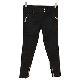 Jeans BALMAIN T.fr 38 Algodão Preto