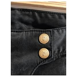 Balmain-BALMAIN  Jeans T.fr 42 cotton-Black