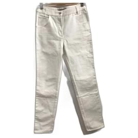Courreges-COURREGES Jeans T.fr 40 cotton-Bianco