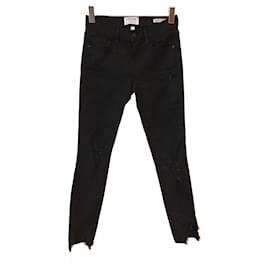 Frame Denim-MARCO Jeans T.fr 36 Pantalones vaqueros-Negro