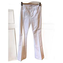 Hudson-HUDSON Jeans T.fr 38 cotton-Bianco