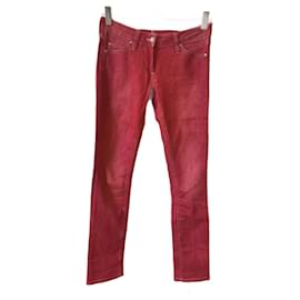 Isabel Marant Etoile-ISABEL MARANT ETOILE  Jeans T.fr 36 cotton-Red