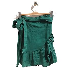Saias ISABEL MARANT ETOILE T.Linho XS Internacional Verde
