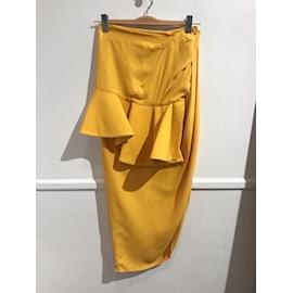 Jacquemus-JACQUEMUS  Skirts T.International S Viscose-Yellow