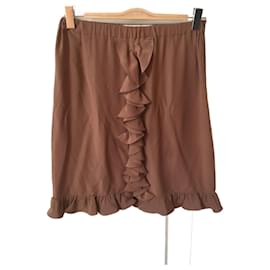 Marni-MARNI  Skirts T.fr 36 silk-Camel