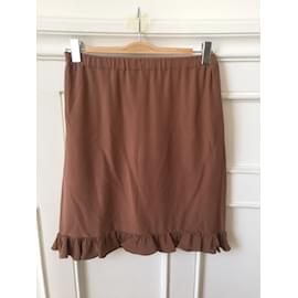 Marni-MARNI  Skirts T.fr 36 silk-Camel