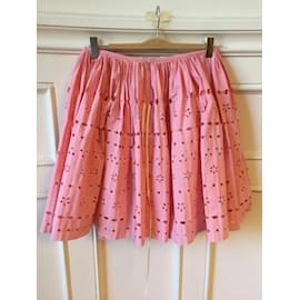 Moschino-MOSCHINO  Skirts T.fr 36 cotton-Pink