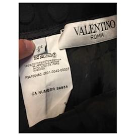 Valentino Garavani-VALENTINO GARAVANI  Skirts T.fr 40 cotton-Navy blue