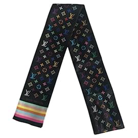 Louis Vuitton-Fascia per capelli in seta Murakami con monogramma-Multicolore