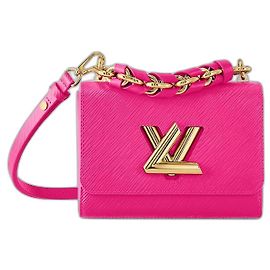 Louis Vuitton Twist PM Cuir Epi Rose Rose