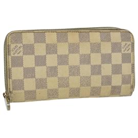 Louis Vuitton-LOUIS VUITTON Damier Azur Zippy Brieftasche Lange Brieftasche N.60019 LV Auth 36843-Andere
