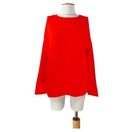 Blusa Hugo Boss Laranja de Viscose e Algodão Laranja