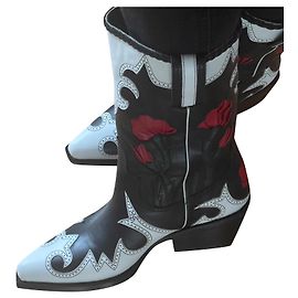 Free Lance botas Preto