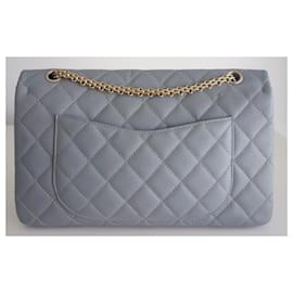 Chanel-Bolsa Chanel 2.55 Gris-Cinza