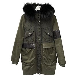 Liu.Jo Liu Jo parka jacket khaki cotton Khaki