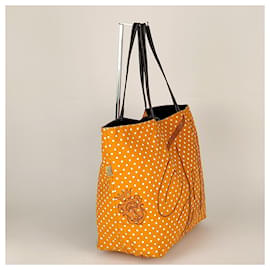 Autre Marque-Felisi Shopping bag in reversible canvas-Orange
