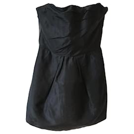 Dolce & Gabbana-DOLCE & GABBANA  Dresses T.International L Linen-Black