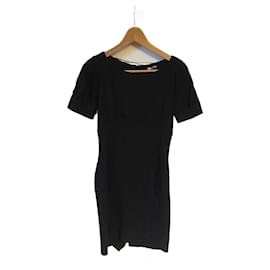 Miu Miu-MIU MIU Vestidos Camiseta.fr 36 Viscosa-Negro