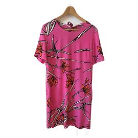 Vestido PAROSH T.Internacional M Seda Rosa