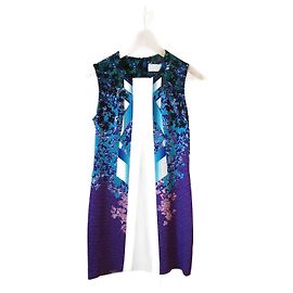 Robe PETER PILOTTO T.FR 36 Viscose Bleu