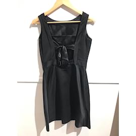 Prada-PRADA  Dresses T.International S Cotton-Black
