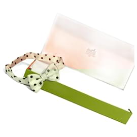 Hermès-HERMES  Scarves T.  silk-Cream