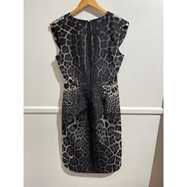 Yves Saint Laurent-YVES SAINT LAURENT  Dresses T.International M Silk-Grey