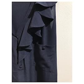 Derek Lam-DEREK LAM Robes T.fr 36 silk-Bleu Marine