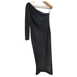ESCADA  Dresses T.fr 38 Viscose Navy blue