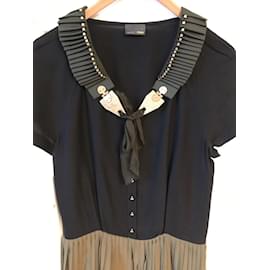 Fendi-FENDI Robes T.International L Laine-Noir