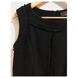Fendi-FENDI  Dresses T.International L Wool-Black