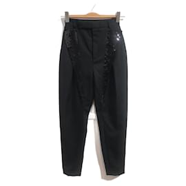 Céline-CELINE Pantalon T.International XS Laine-Noir