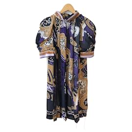 Leonard-LEONARD Robes T.fr 38 silk-Multicolore