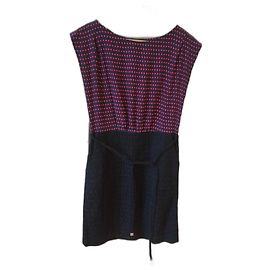MARC JACOBS Dresses T.FR 38 Silk Navy blue