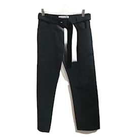 Courreges-COURREGES  Trousers T.International M Cotton-Black