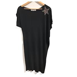 Yves Saint Laurent-YVES SAINT LAURENT  Dresses T.International M Viscose-Black