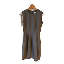 Yves Saint Laurent-YVES SAINT LAURENT Kleider T.Internationale M-Wolle-Grau