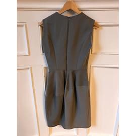 Yves Saint Laurent-YVES SAINT LAURENT Robes T.International M Laine-Gris